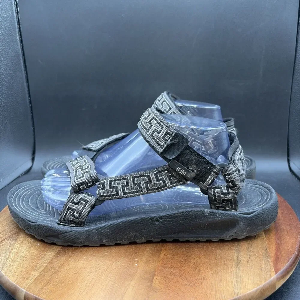 Teva Hurricane XLT2 Mens Size 10 Sandals Black Strap Aztec Outdoor Hiking 6640